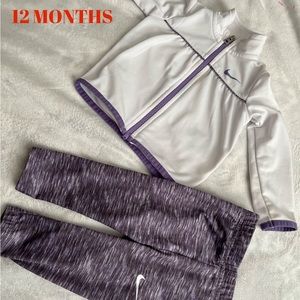 12 month girls Nike 2 pc outfit